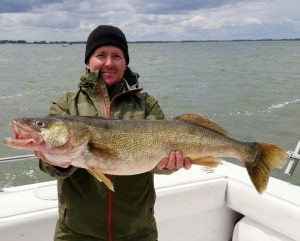 Lake Erie walleye charter fishing trips Port Clinton