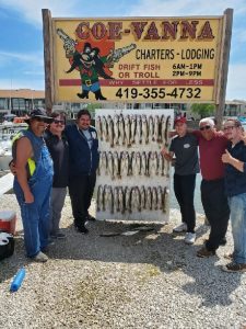 Walleye Fishing on Lake Erie near Port Clinton, Oh