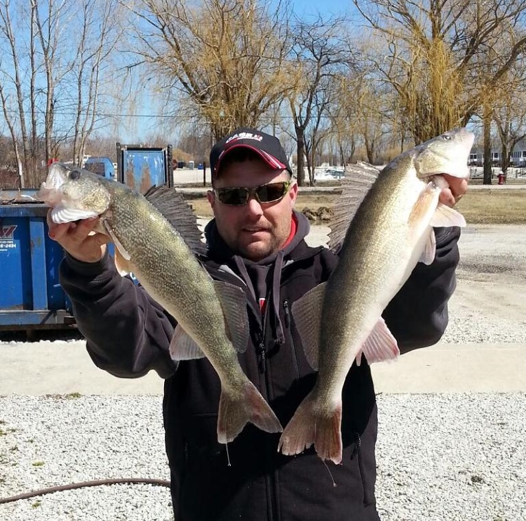 Lake Erie walleye fishing