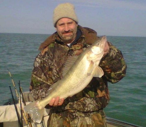 Walleye fishing on Lake Erie