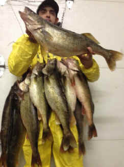 Lake Erie walleye fishing charters Port Clinton
