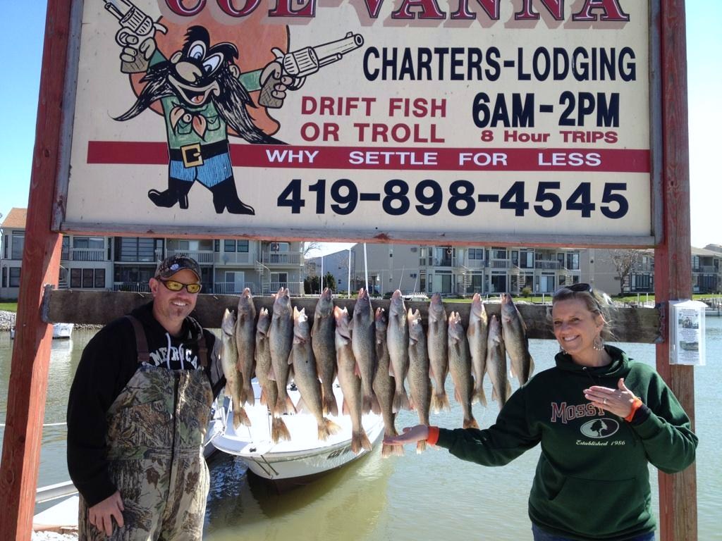 Limit catch of Lake Erie walleye